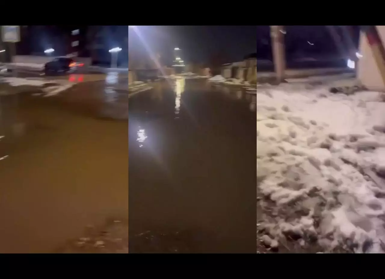 Таразда арық бітеліп, көшелер көлге айналды: тұрғындар әкімдікке ашулы