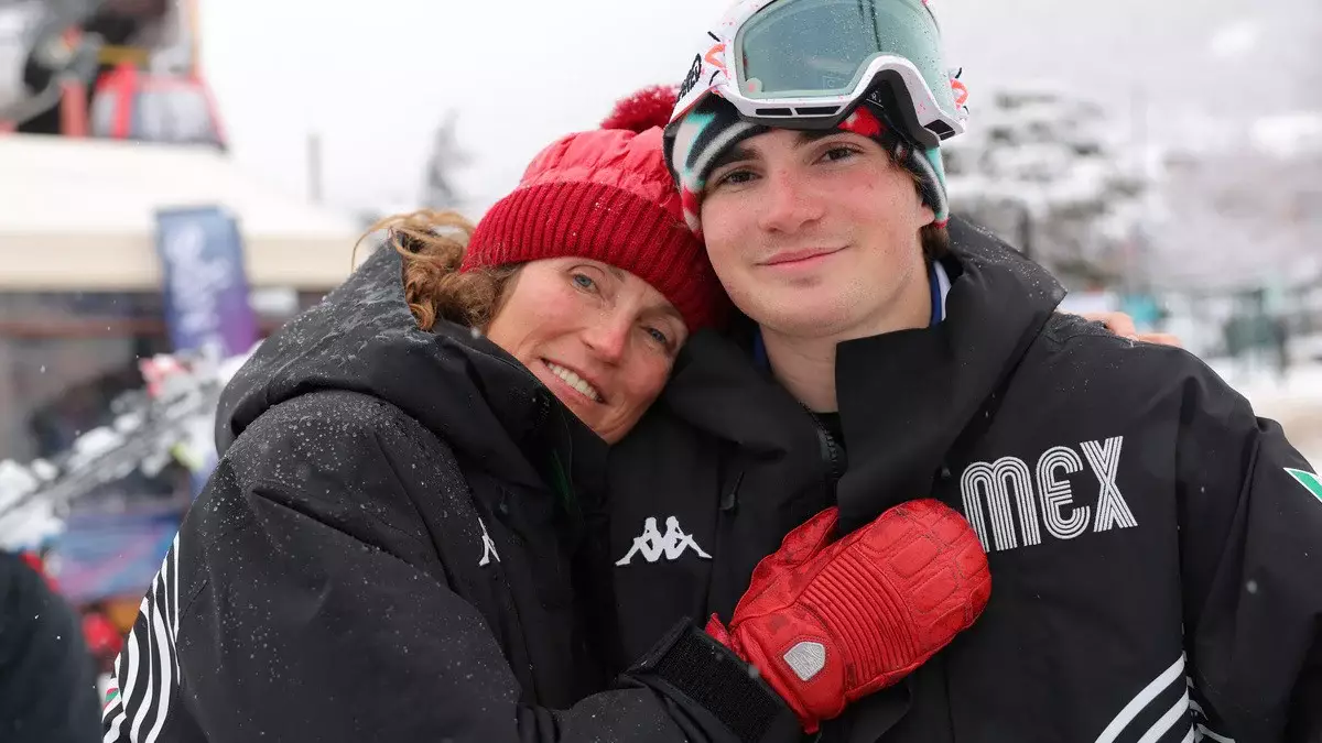 Мать и сын впервые вместе выступили на одной зимней Олимпиаде