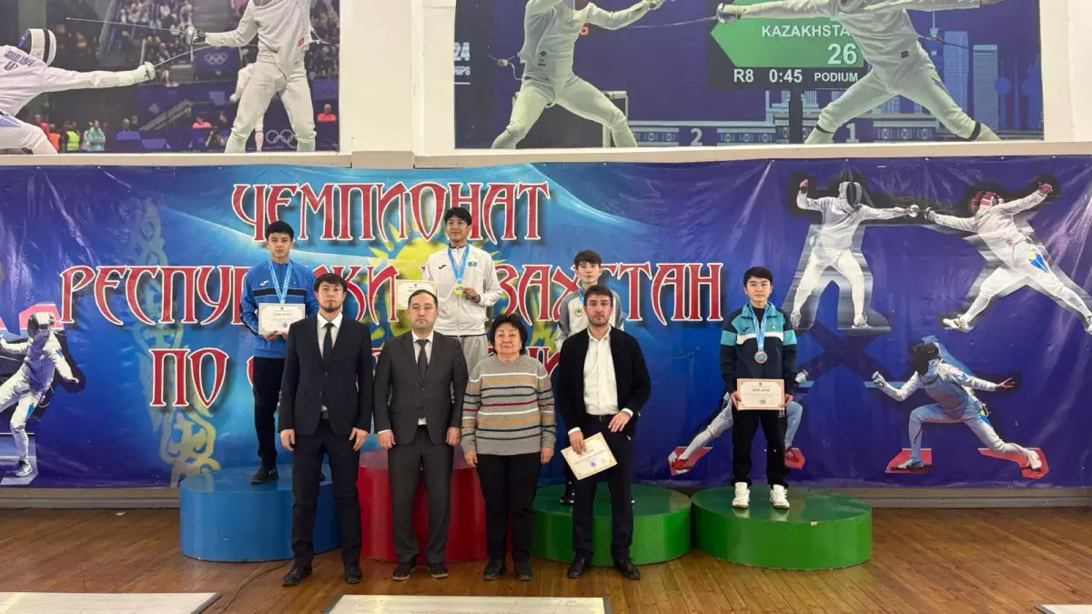 Алматы құрамасы семсерлесуден Қазақстан чемпионатының жеңімпазы атанды