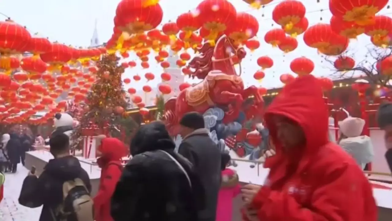 Китайский Новый год празднуют в мире