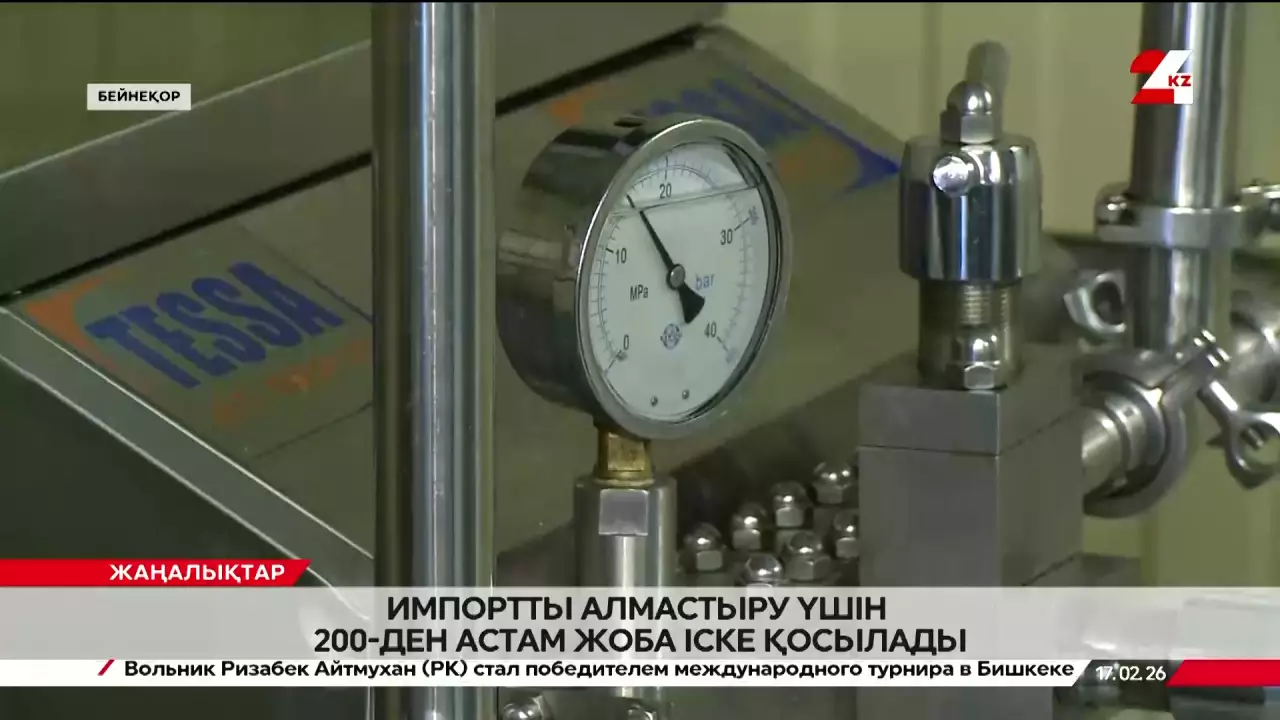 Импортты алмастыру үшін 200-ден астам жоба іске қосылады