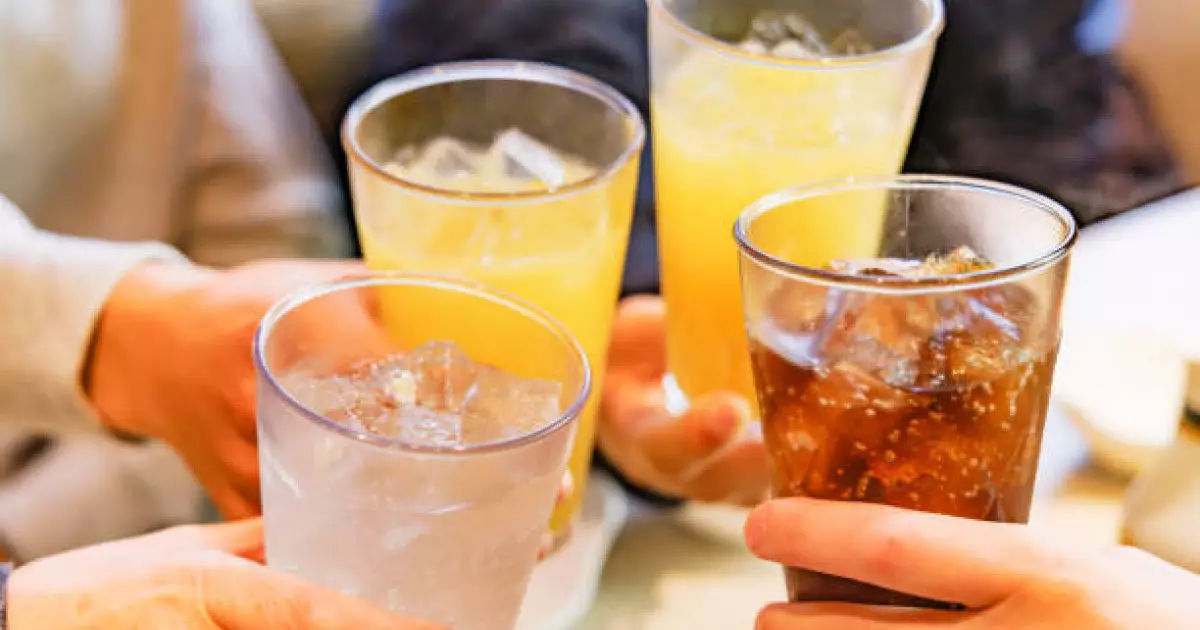  Газы бар тәтті сусындар мазасыздықты күшейтуі мүмкін 