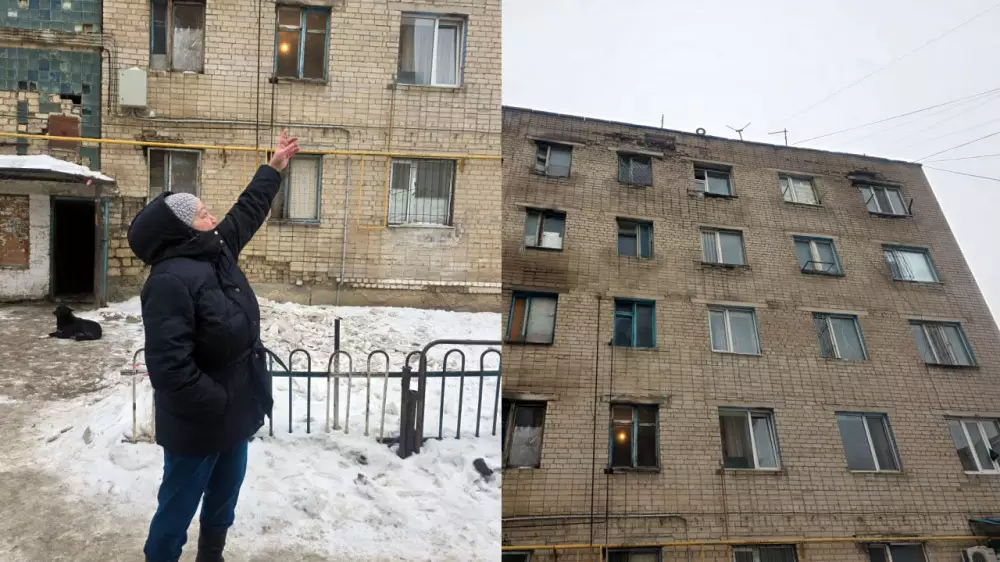 Шаг — и кирпич на голову: многоэтажка рассыпается на глазах жителей в Актобе