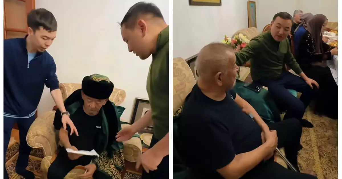  Бір топ айтыскер ақын Жүрсін Ерманға құрмет көрсетті (ВИДЕО) 