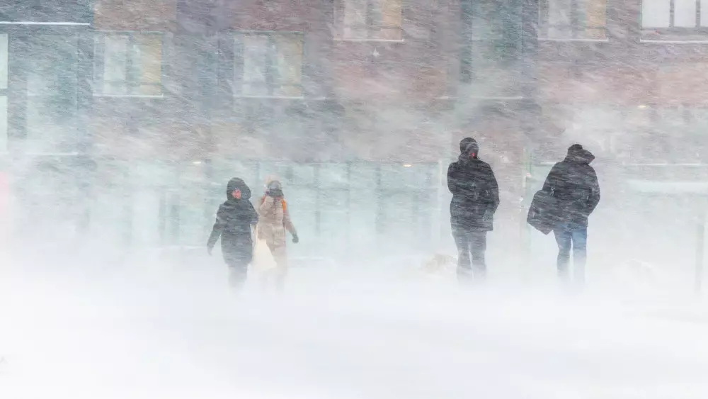 Снег, метели и ветер до 28 м/с: почти весь Казахстан оказался под штормовым предупреждением