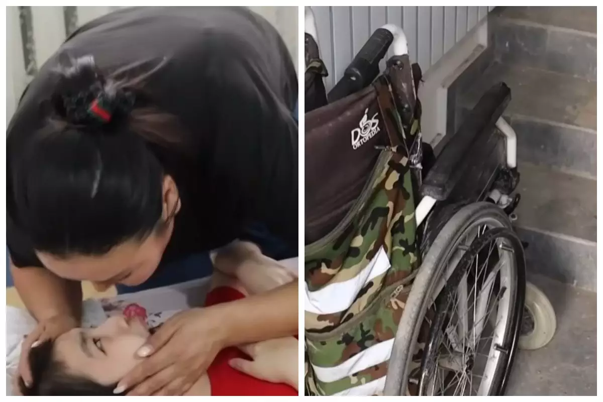 Қызылордада мүгедектігі бар бала тәрбиелеп отырған жалғызбасты ана үйіне кіре алмай отыр