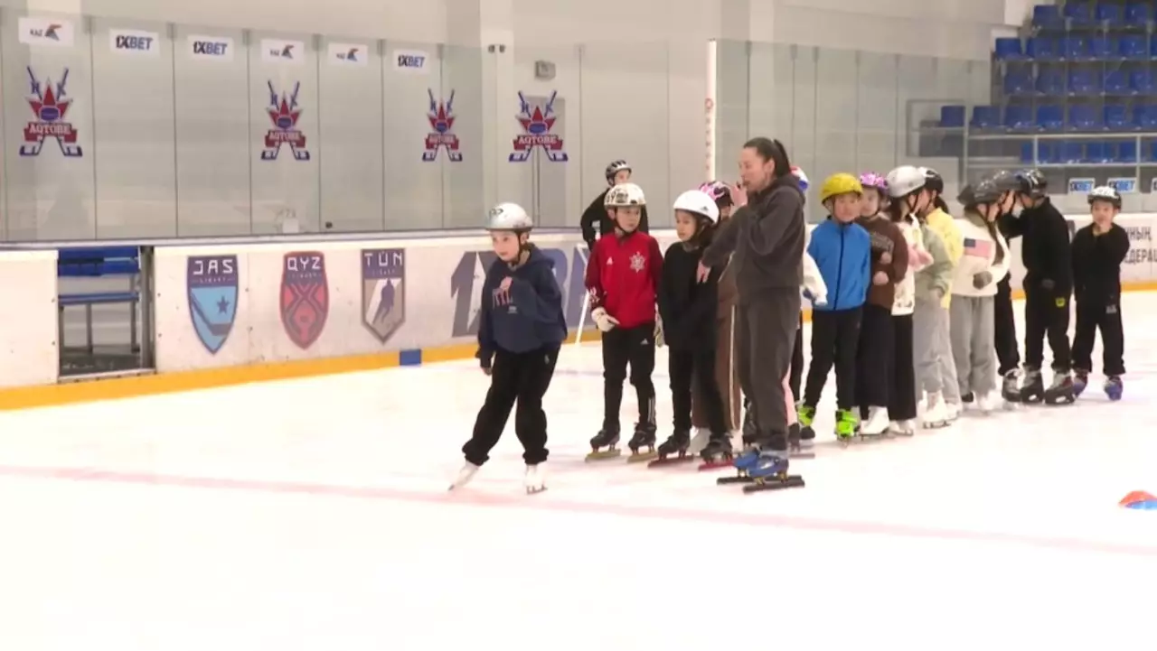 Ақтөбеде шорт-трек үйірмесіне бір айда жүзден астам бала жазылған