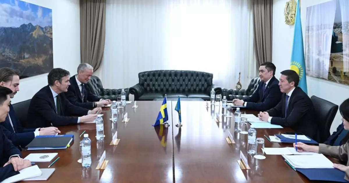   Қазақстан мен Швеция саяси консультациялардың бесінші раундын өткізді   