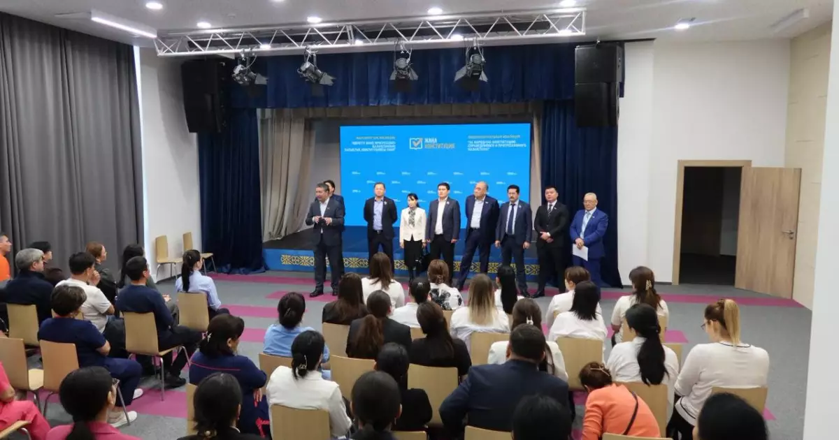   Коалиция мүшелері Шымкент тұрғындарымен жүздесті   