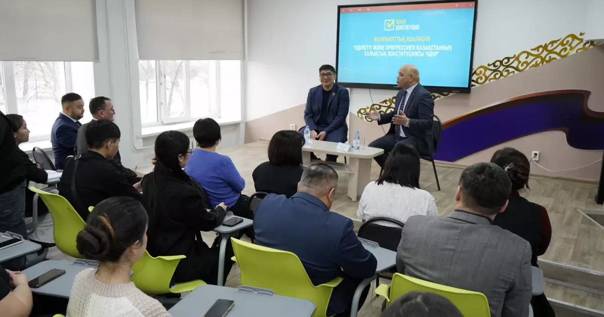   Коалиция мүшелері «Alikhan Bokeikhan University» ұжымымен кездесті   