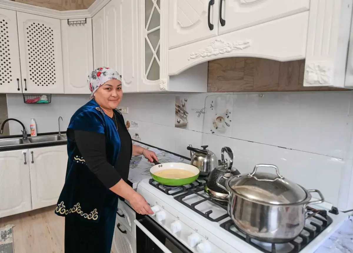 Қызылорда қаласының іргесіндегі саяжайлардың біріне көгілдір отын берілді