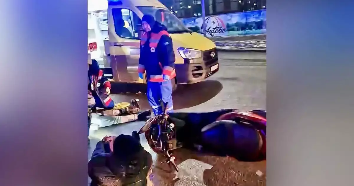  Ақтөбеде мопед мінген 14 жастағы оқушы автокөлікке соғылды 