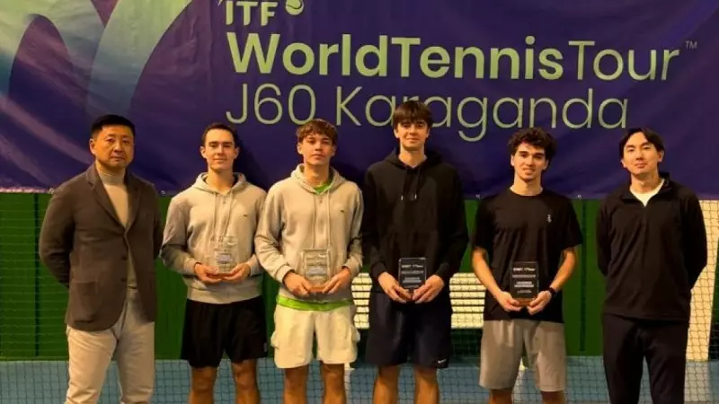 Қарағандыда теннистен жасөспірімдер арасында халықаралық турнир аяқталды