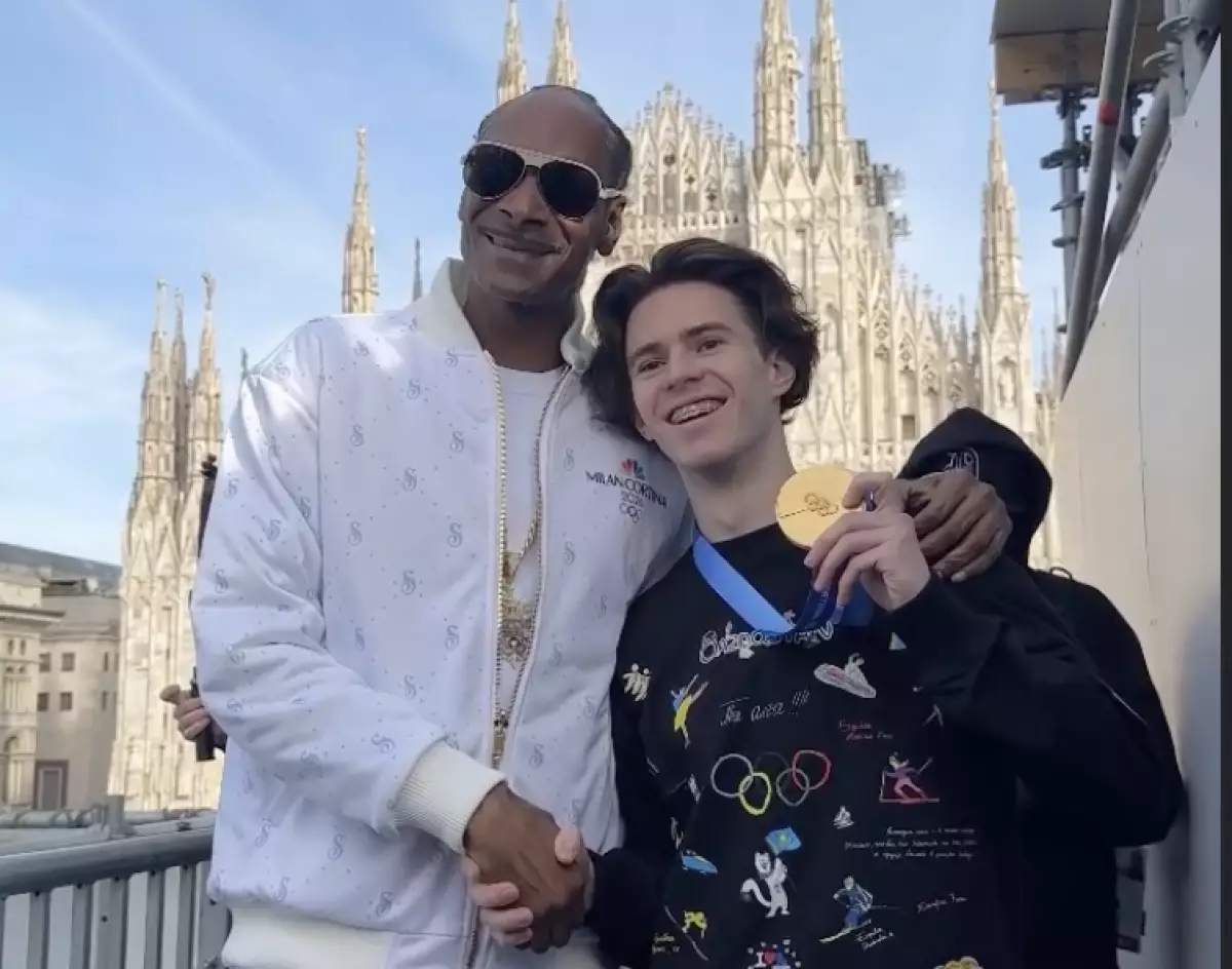 «Тарихи сәт»: Михайл Шайдоров әйгілі Snoop Dog-пен кездесті (ВИДЕО)