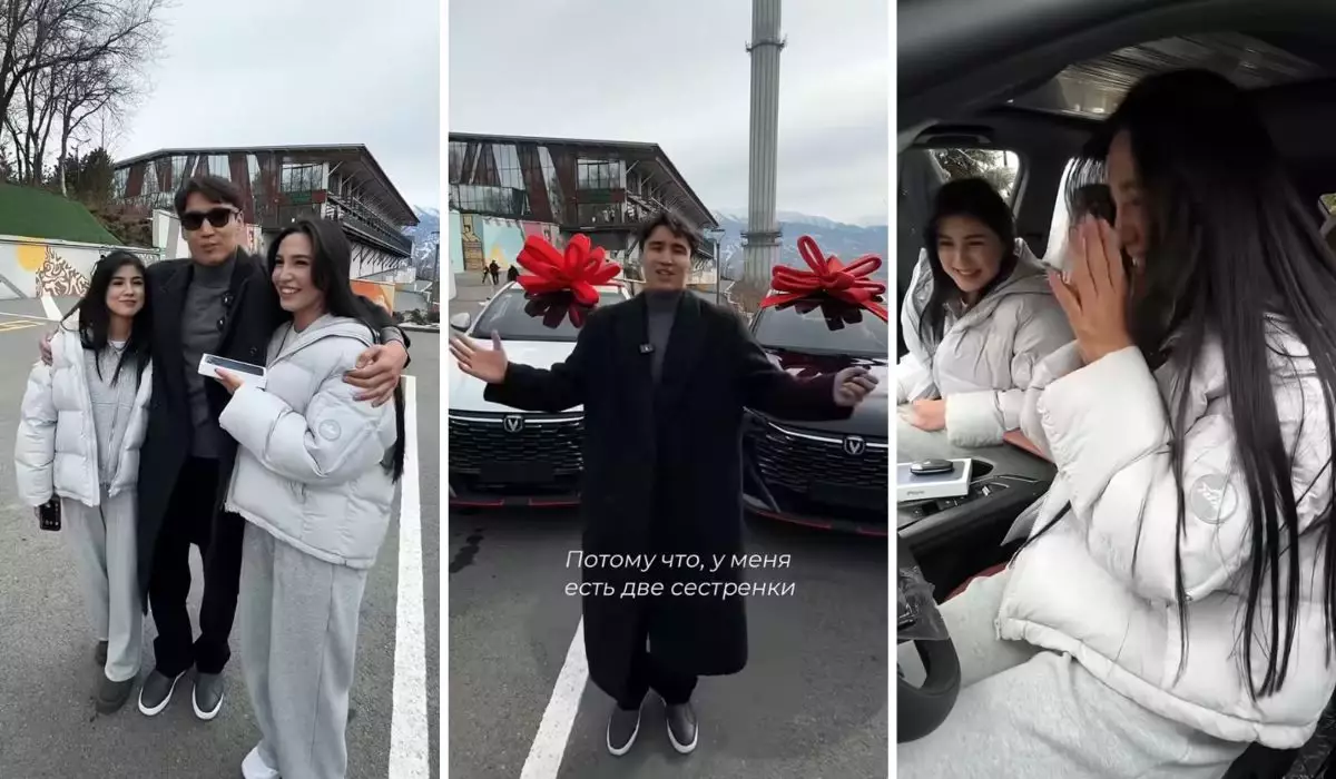 Блогер Нұрдәулет қарындастарына екі бірдей темір тұлпар сыйлады