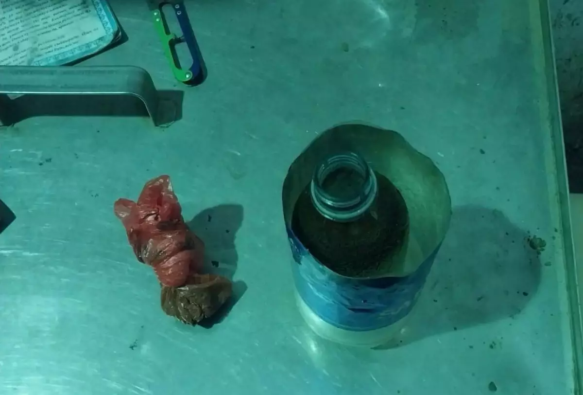 Гвардейцы с собакой предотвратили попытку доставки запрещенки в учреждение УИС в Атырау