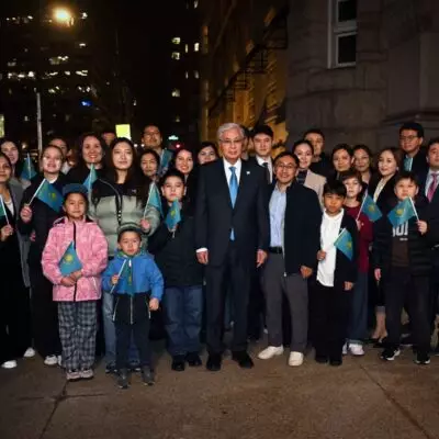 Токаев встретился с казахстанской молодежью в США