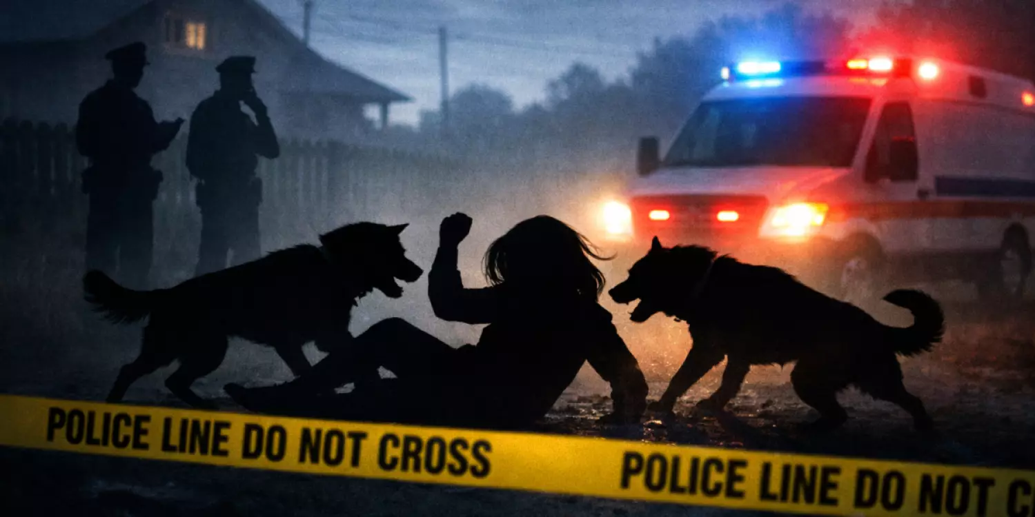 Алматы облысында әйелді жиырмадан астам ит талап кетті