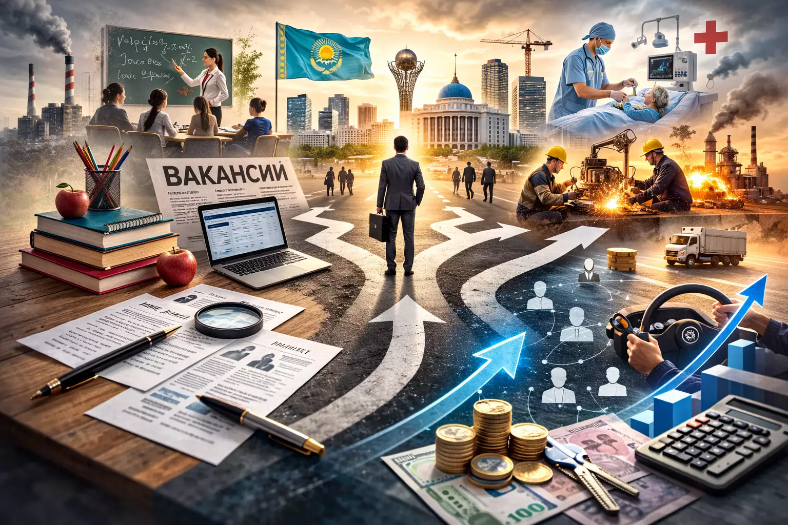 Образование остаётся лидером по числу вакансий в Казахстане