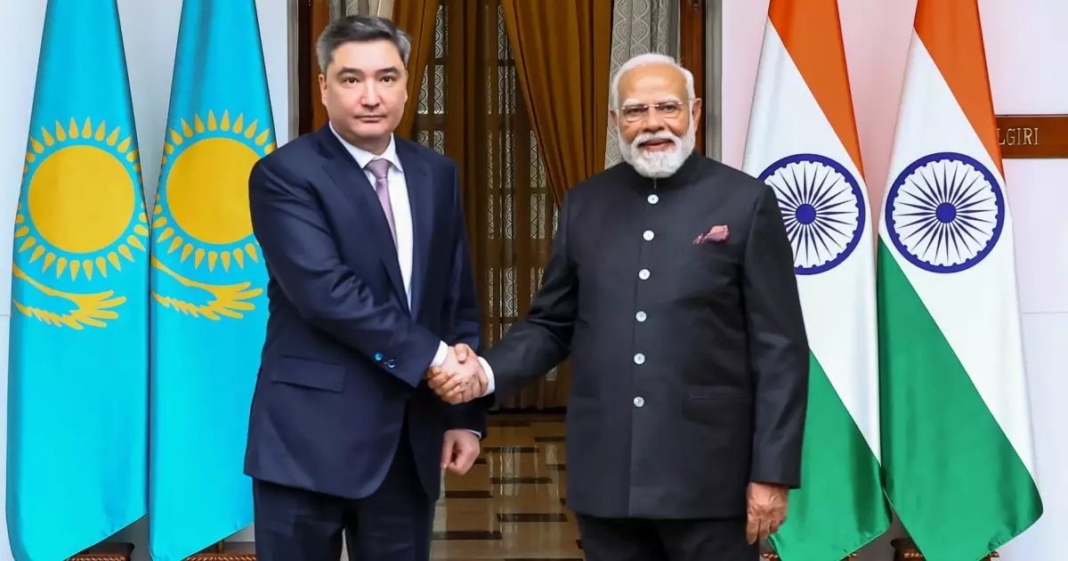  Олжас Бектенов Үндістан Премьер-министрі Нарендра Модимен кездесті 