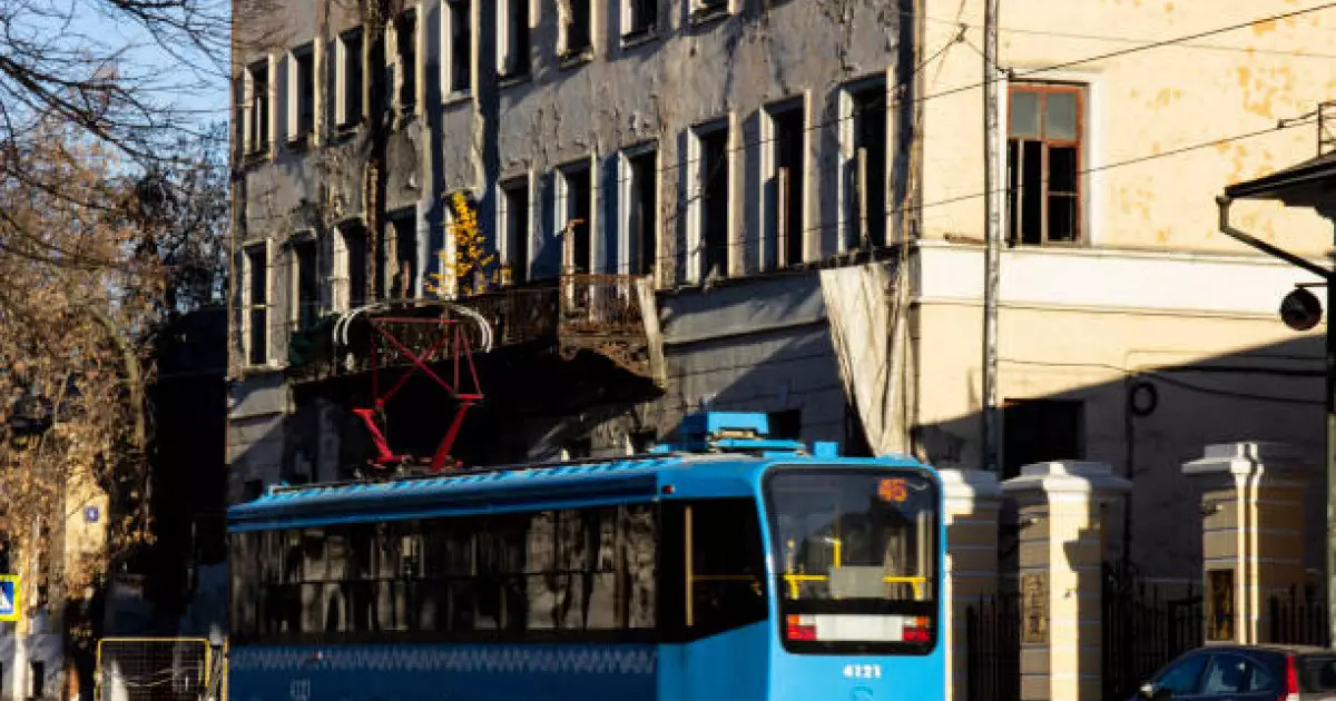  Теміртау қаласында трамвай өртеніп кетті (ВИДЕО) 