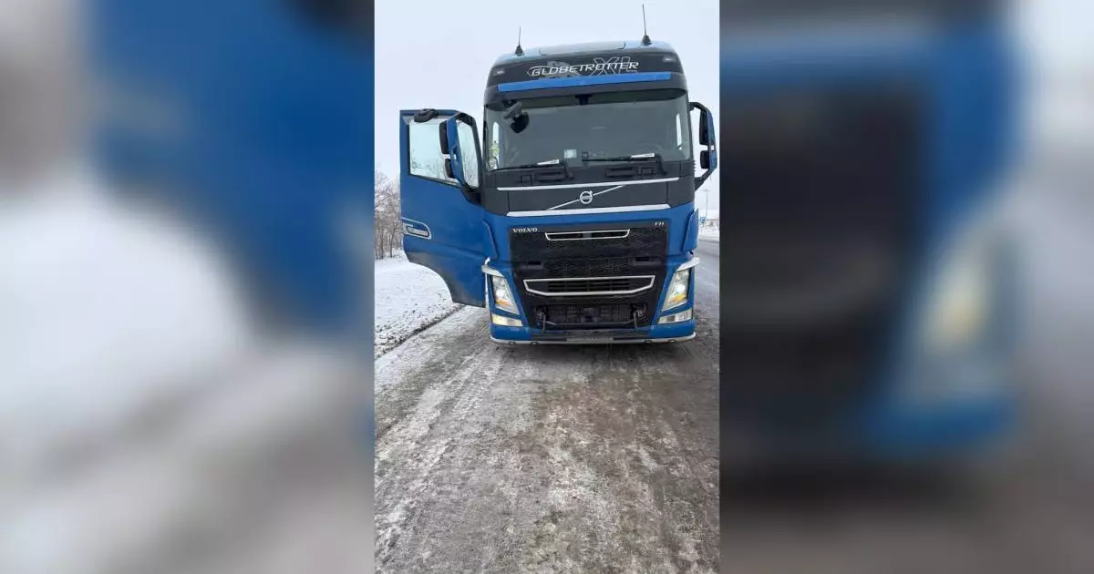  Жүк көлігіне мемлекеттік нөмірді өзгертетін құрылғы орнатқан жүргізуші ұсталды 