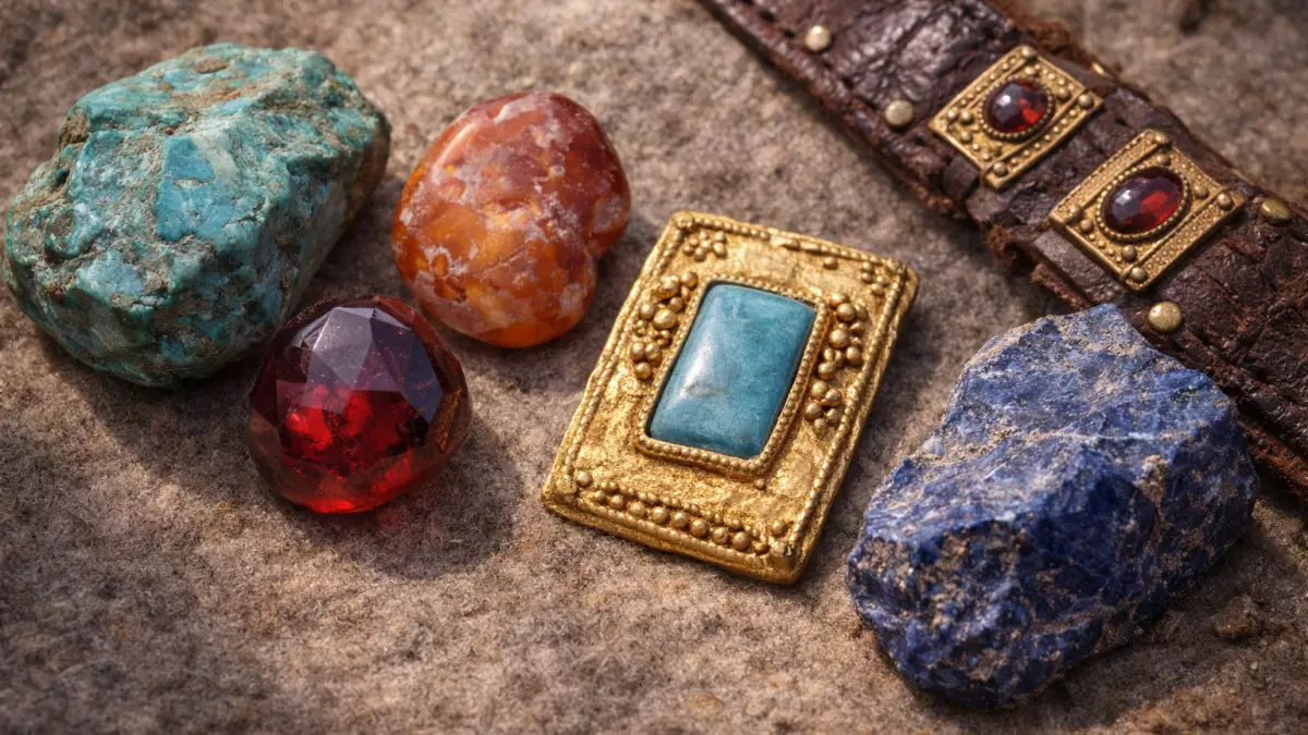 Какие драгоценные камни использовали степные ювелиры и почему это важно