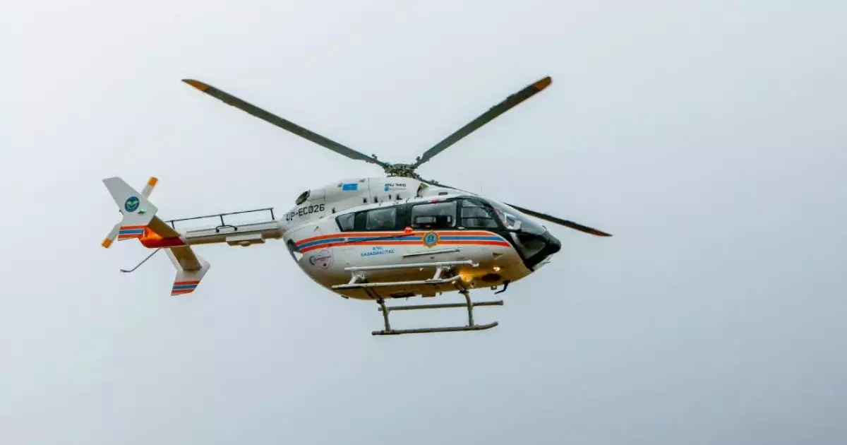  ТЖМ тікұшағы науқасты шұғыл түрде Павлодарға жеткізді 