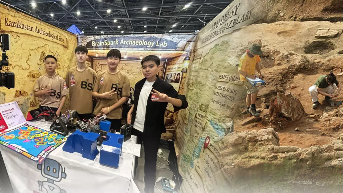 Аягөздік оқушылар археологтардың жұмысын жеңілдететін робот жасады