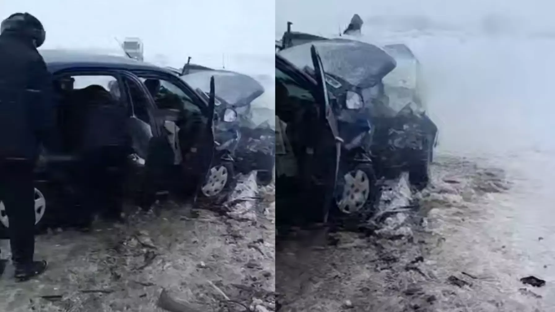 Жантүршігерлік апат: Төрт адам қаза болып, үш адам жарақат алды (ВИДЕО)