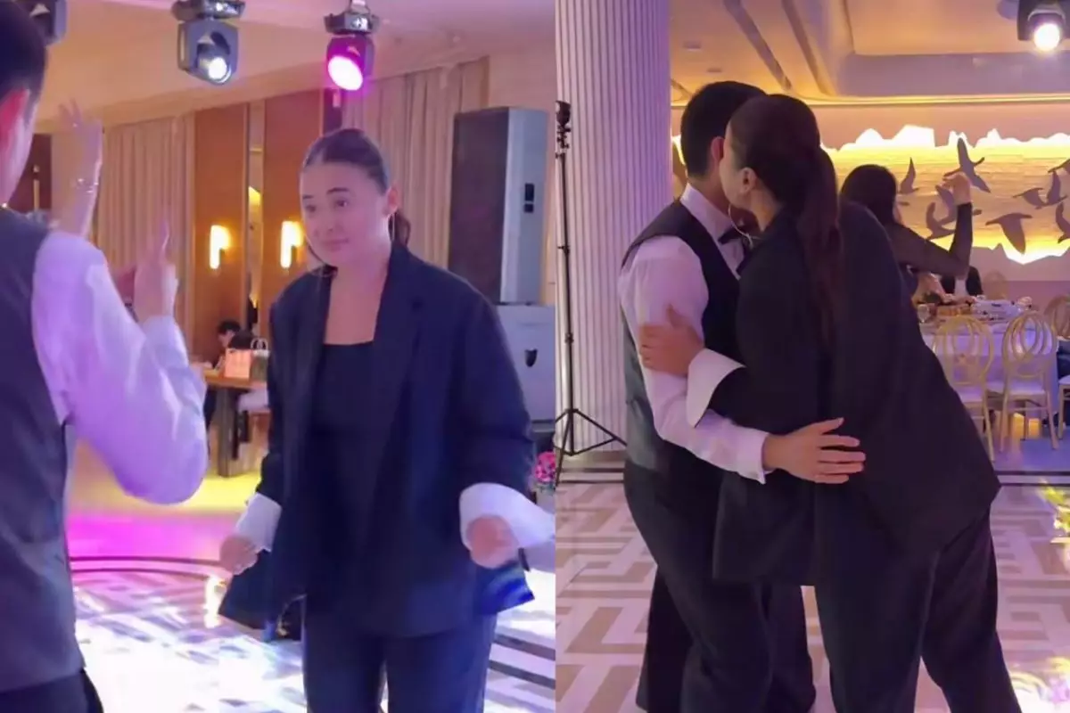 «Әркімге жабысады да жүреді»: Мөлдір Мұқанова жас жігітпен билеймін деп сынға қалды (ВИДЕО)