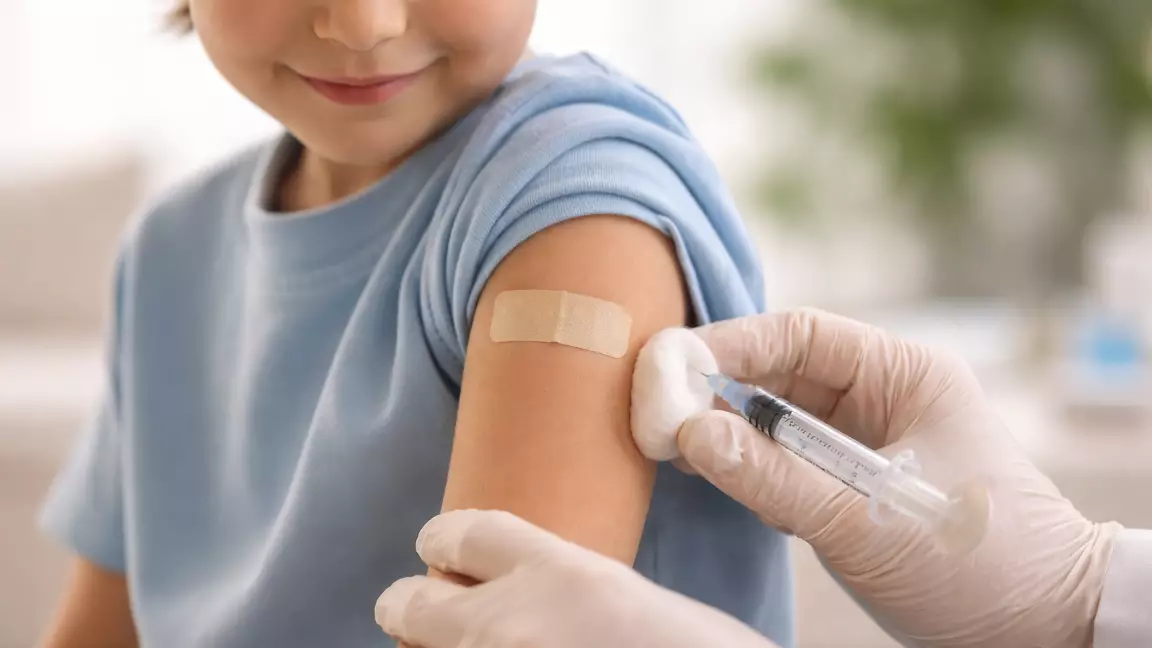 Екпе алмаған балалар сабаққа жіберілмейді