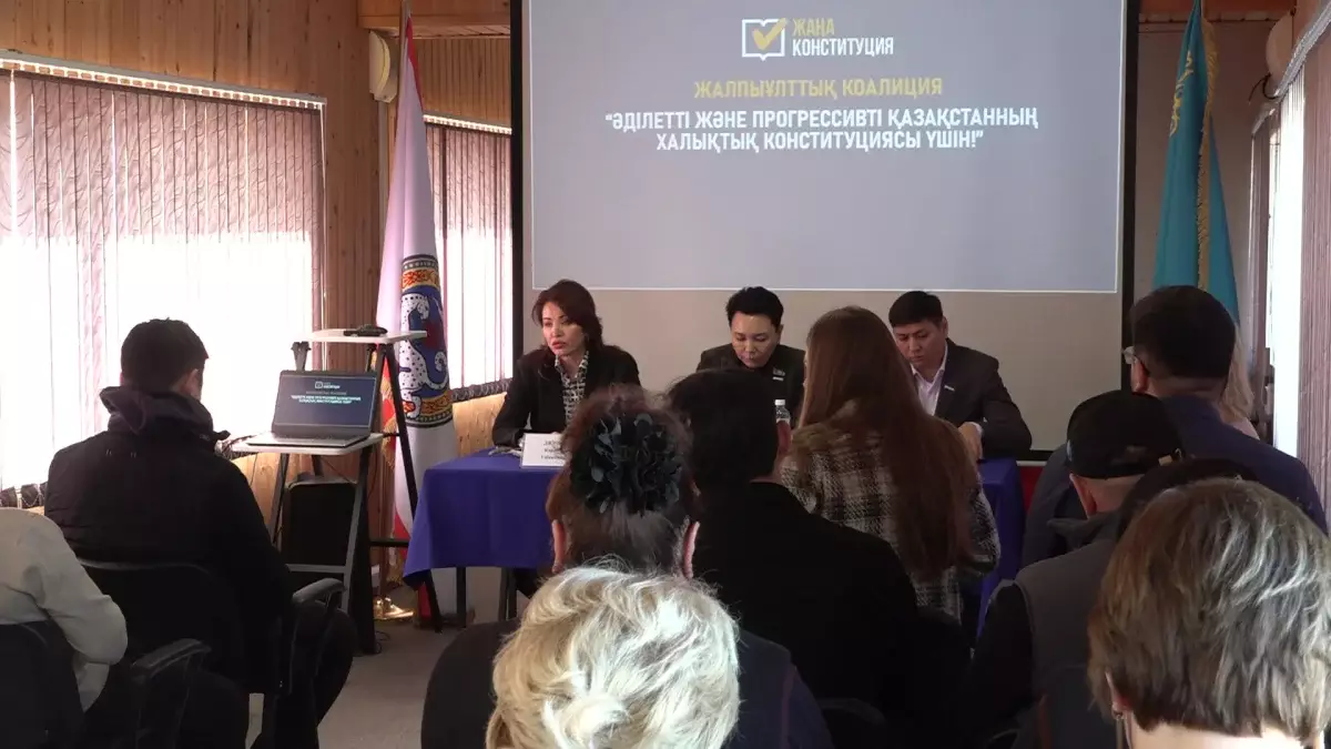Референдум: коалиция Шымбұлақта ашық диалог өткізді