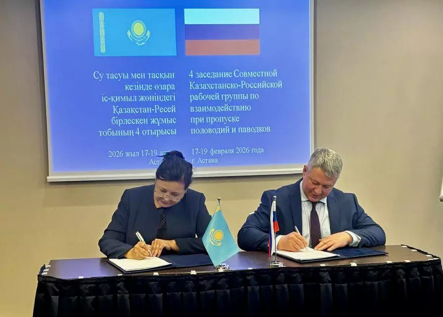 Россия и Казахстан согласовали план действий по трансграничным рекам.
