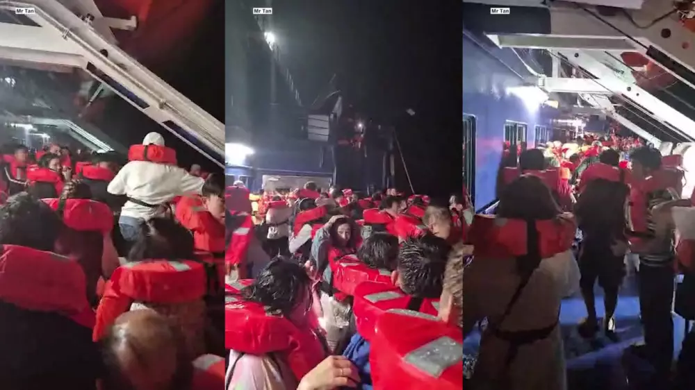 “Было страшно”: видео пожара на круизном лайнере распространилось в сети