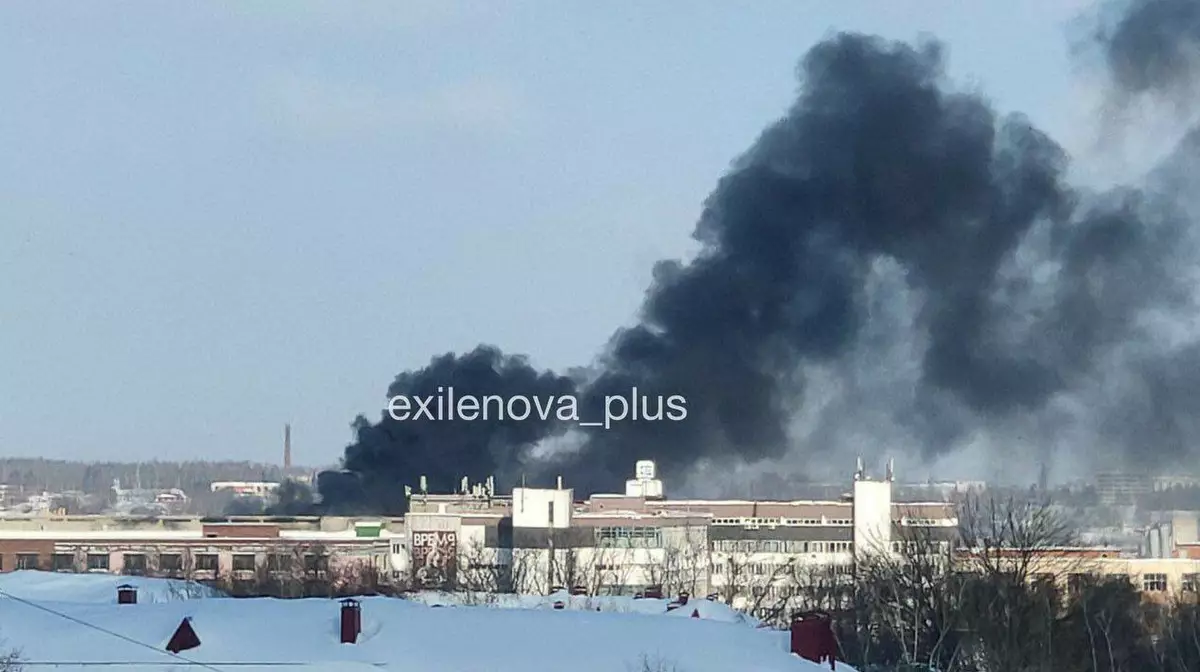 Пожар на заводе в Саранске: местные говорят об атаке