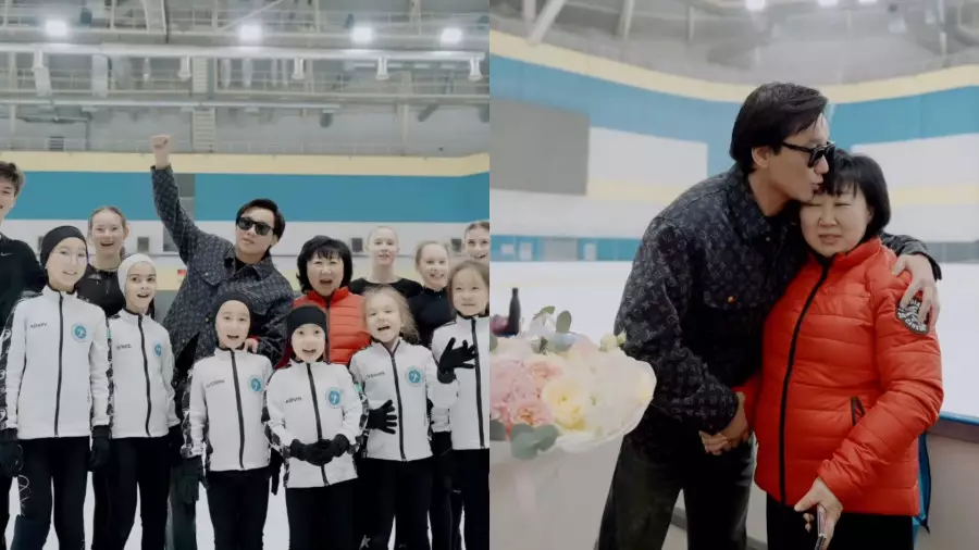 Қайрат Нұртас Денис Теннің анасына құрмет көрсетті