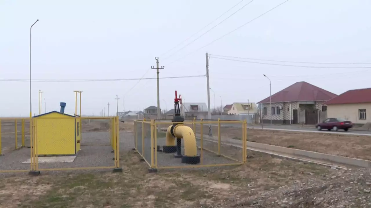 Созақ ауданы табиғи газбен қамтылды