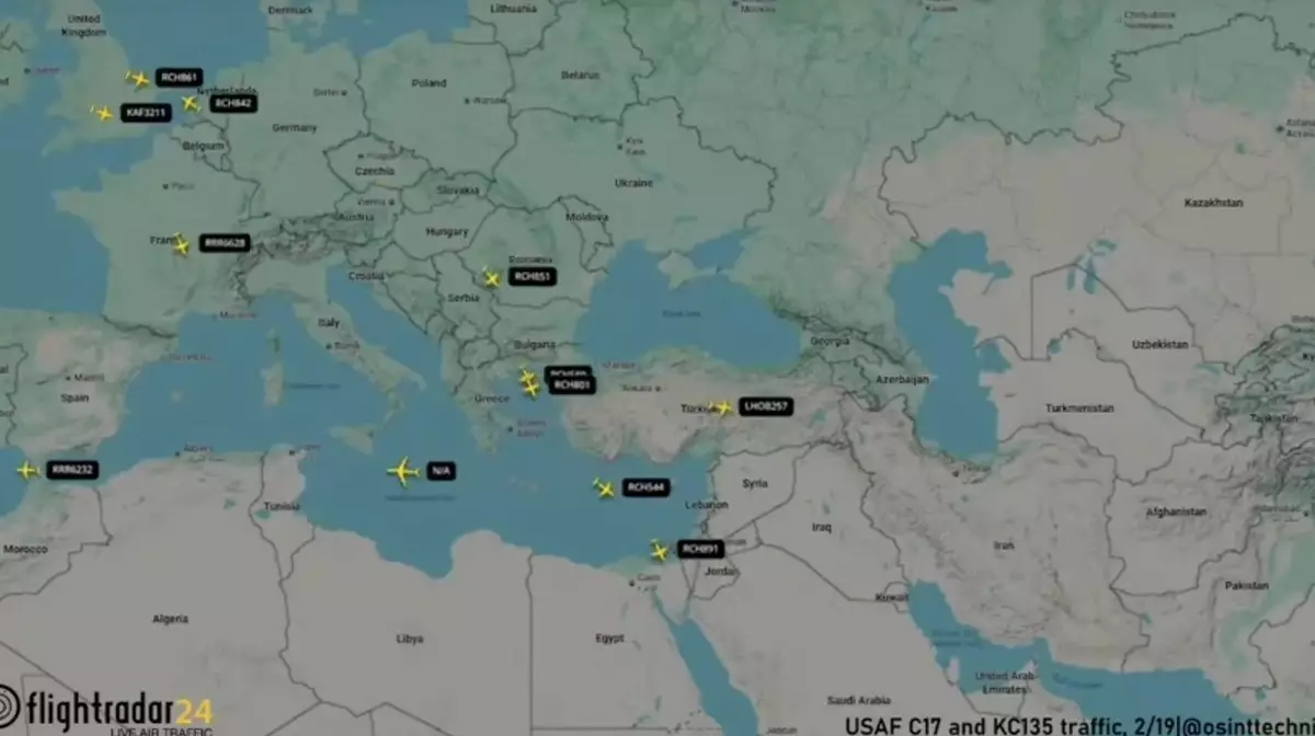 США перебрасывают сотни самолётов на Ближний Восток