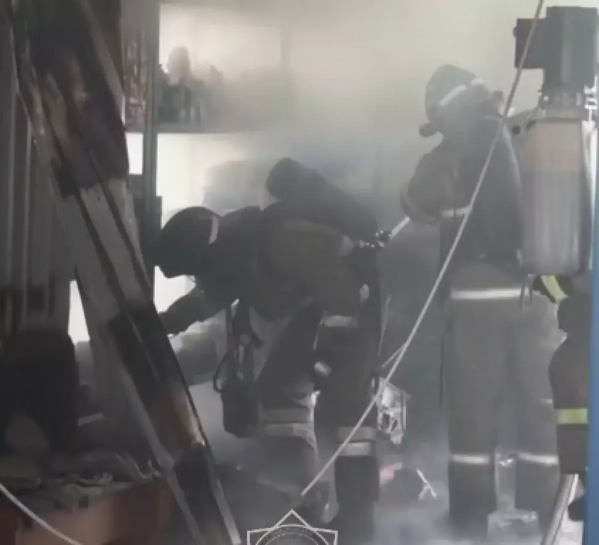 Магазин автосервиса горел в Кызылорде