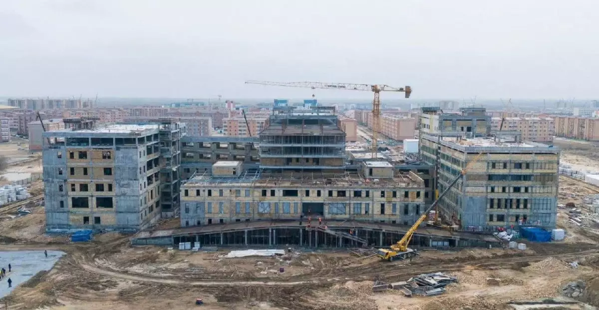 Қызылорда облысында онкологиялық бөлімшесі бар үлкен аурухана салынып жатыр
