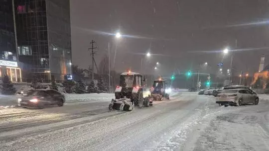 Астанада қар тазалауға 1 600-ден астам техника жұмылдырылды