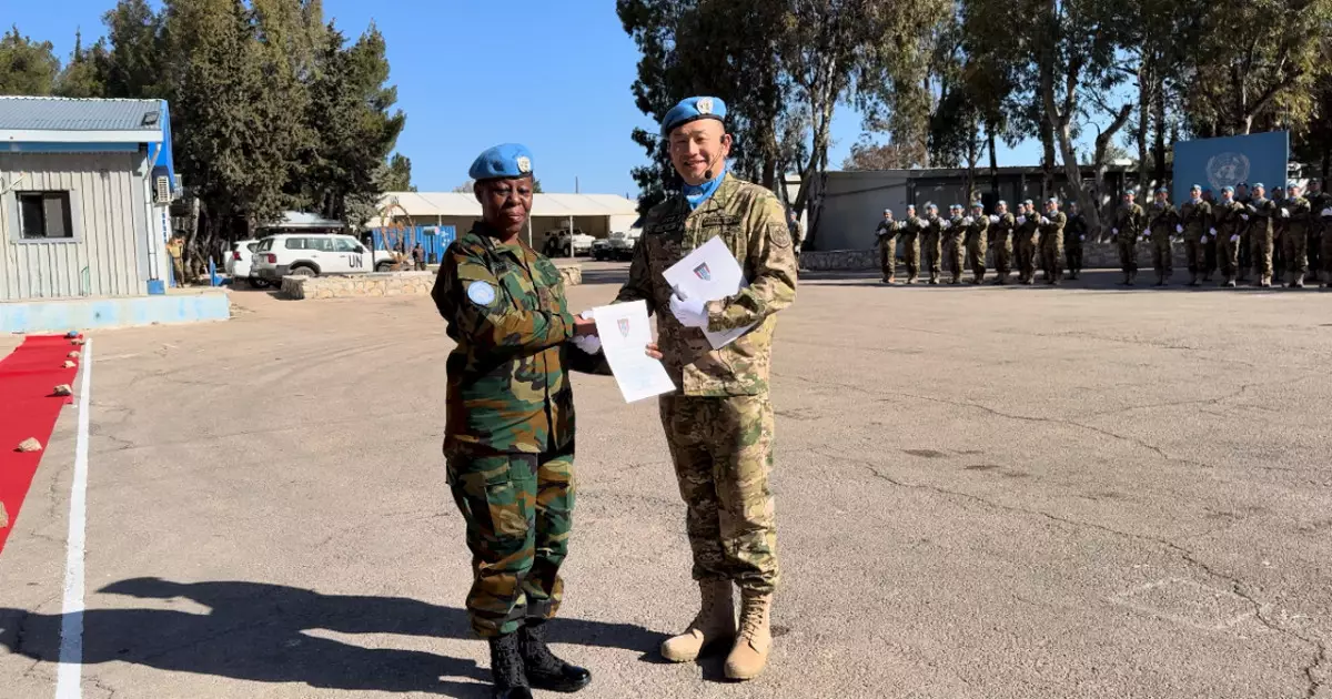   Голан жоталарындағы қазақстандық бітімгерлер мінсіз қызметі үшін БҰҰ медальдарымен марапатталды   