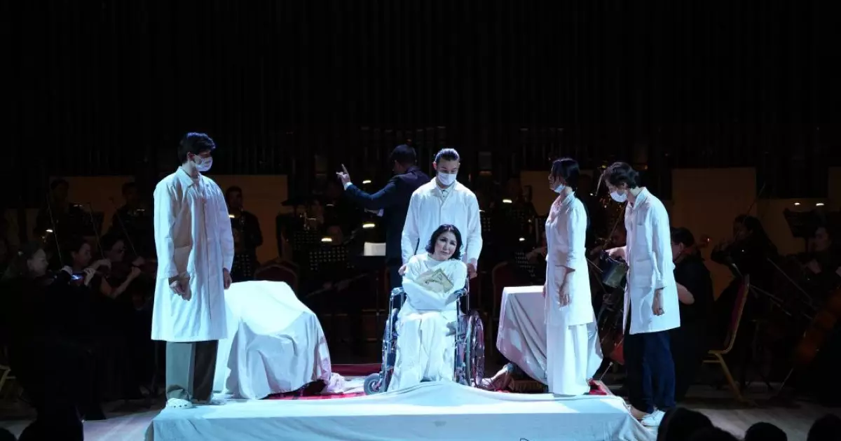   Франсис Пуленктің «Адам дауысы» монооперасы тұңғыш рет қазақ тілінде сахналанды   