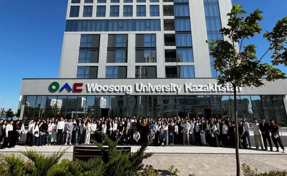 Студенты Woosong University Kazakhstan выразили благодарность Президенту
