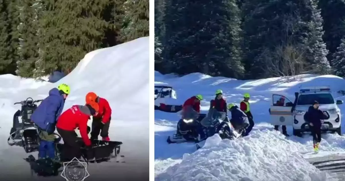  Алматы тауларында қар көшкініне тап болған туристердің бірі қаза тапты 