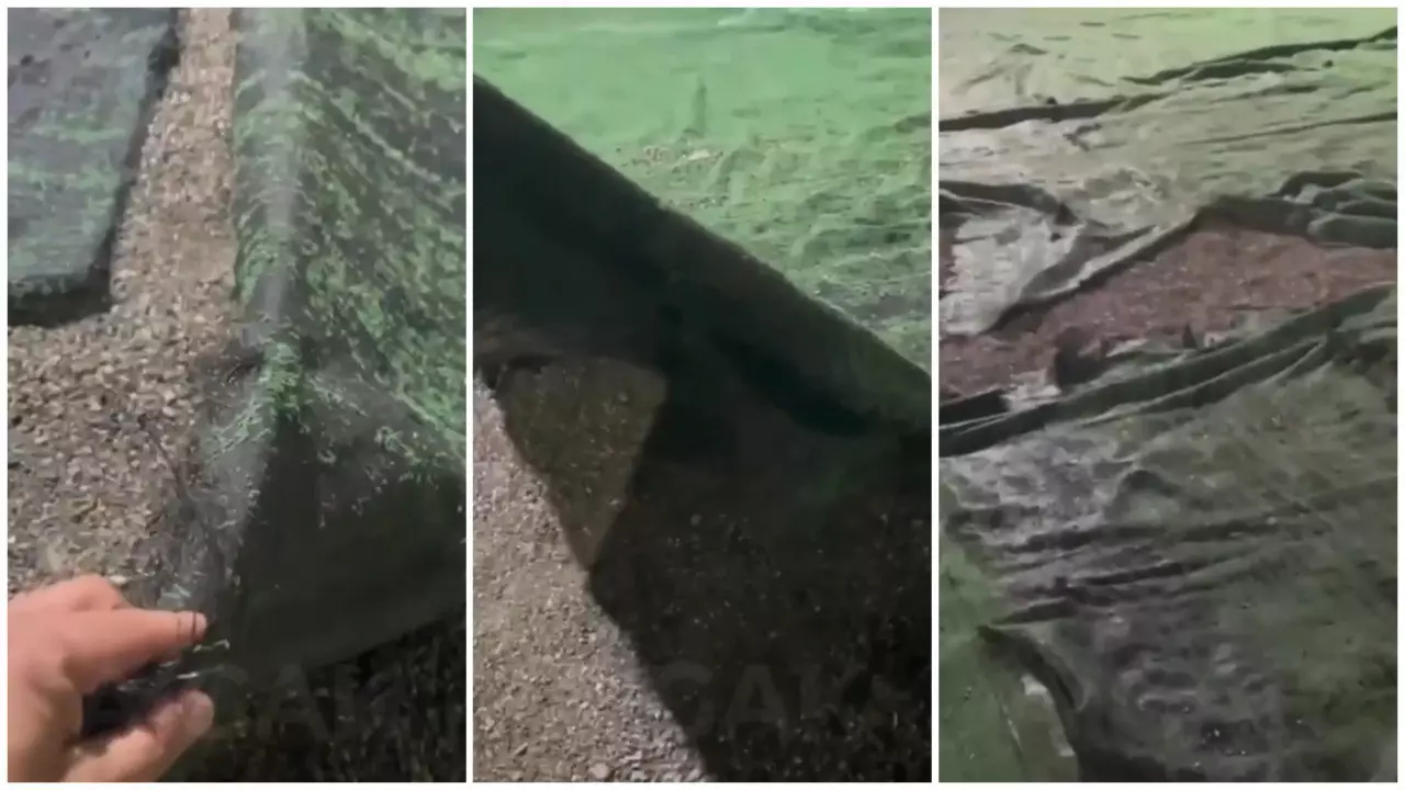 Түркістан облысында жаңа стадион бір жылға жетпей жыртылды: бюджет қаржысы желге ұшты ма?