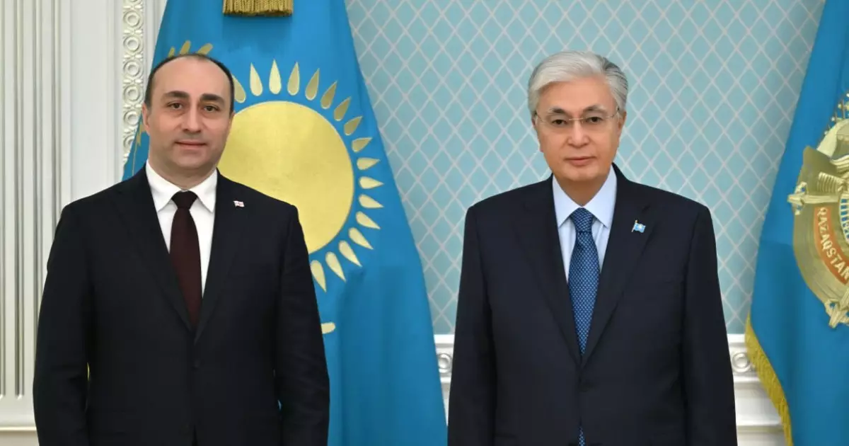   Қасым-Жомарт Тоқаев Грузияның Ішкі істер министрі Гела Геладзені қабылдады   