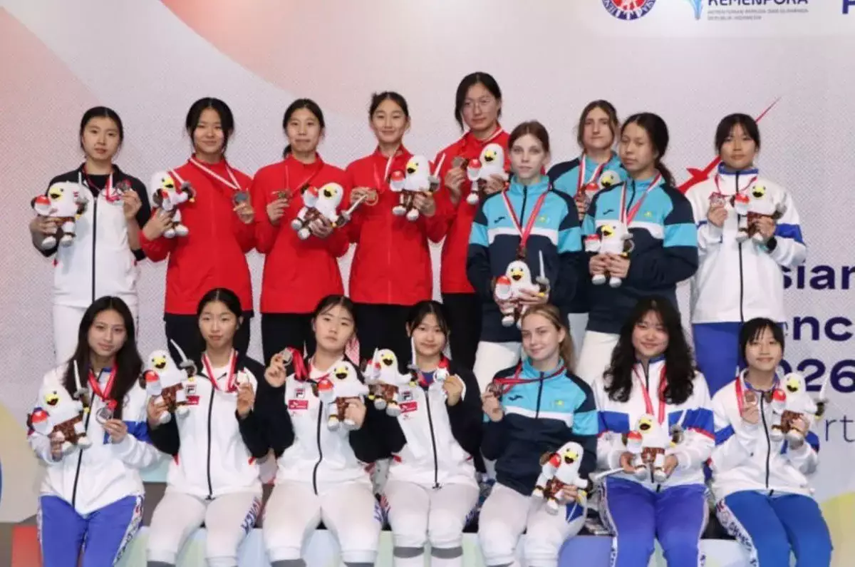 Алматылық шпагашылар жасөспірімдер мен кадеттер арасындағы Азия чемпионатында қола жүлде иеленді