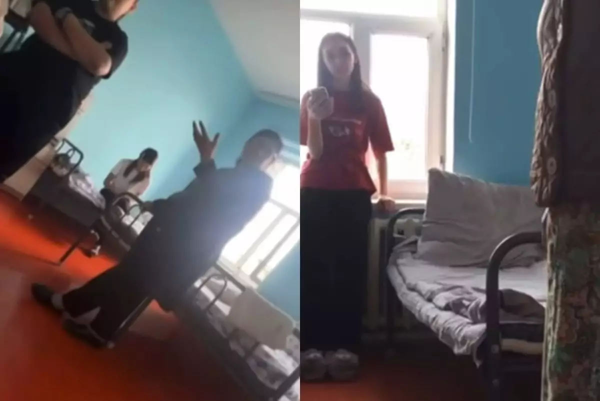 Түркістан облысында студент қыздарды ерлер бөлмесі мен әжетхана тазалауға мәжбүрлеген (ВИДЕО)